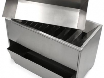 不锈钢横格式分样器/不锈钢横格分样器凹槽数量：16 格